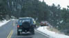 Leaving the road.