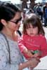 Lily and Bea in line